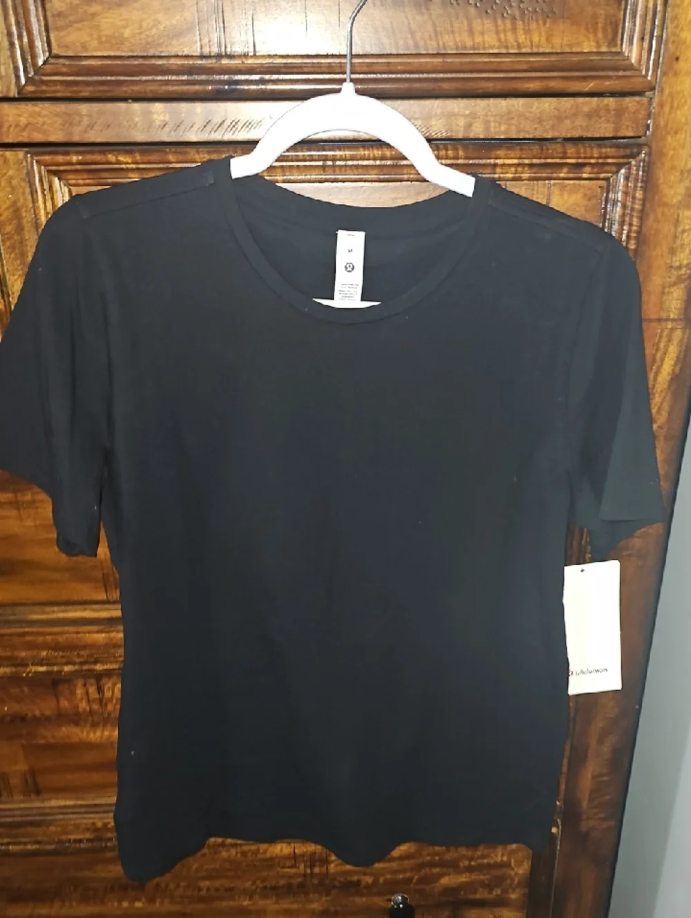 Lululemon Nwts Love Organic Cotton Crewneck-TShirt! BLK, Sz Medium!